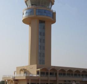 Tour de contrôle et bloc technique de l'aéroport - Bobo-Dioulasso -